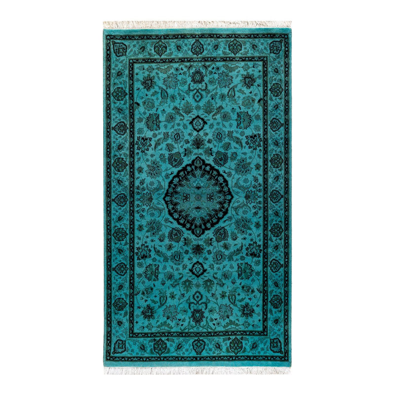Fine Vibrance One-of-a-Kind 3' 1" X 5' 5" Hand Knotted Area Rug