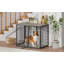 Meuble cage pour chien Barney-1692921968