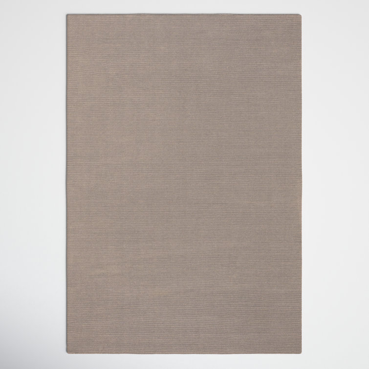 Crowe Hand Loomed Wool Dark Gray Performance  Area Rug