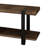 Modesto 48-Inch Solid Wood Entryway Bench with Storage Shelf
