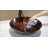 16.5" Glass Circular Vessel Bathroom Sink with Pop-Up Drain-118628359