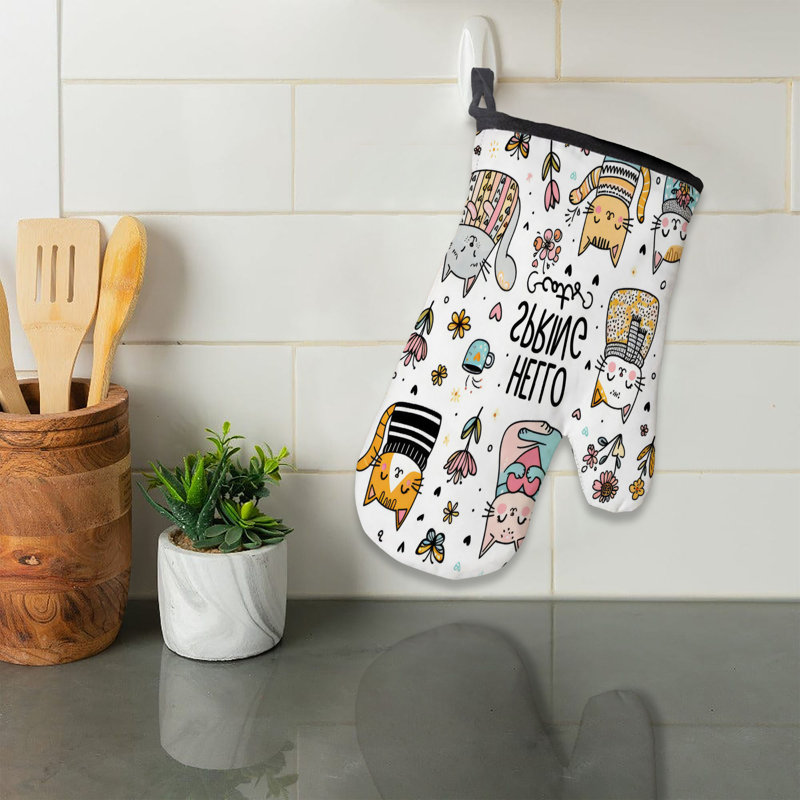 Gants de printemps en coton sergé