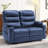 Latitude Run Power Loveseat Recliner, Electric Reclining Sofa with Heat and Vibration-2146723297