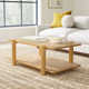 Hepburn 2 Shelf Wood Coffee Table