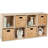 Bookshelf, 11in Display Storage System, Organizer w/ Removable Back Panels-505169661-502108923