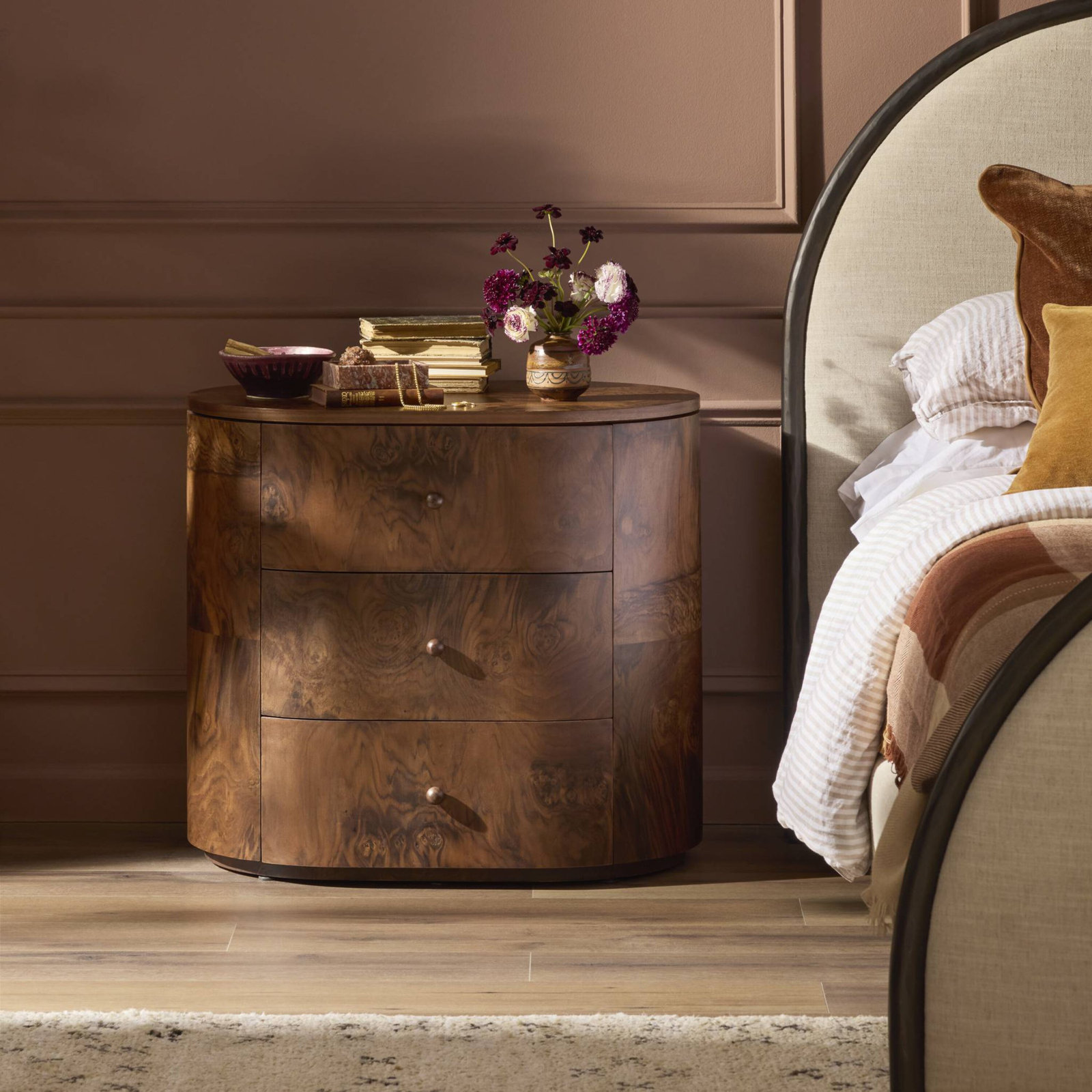 Raisa 3 - Drawer Nightstand