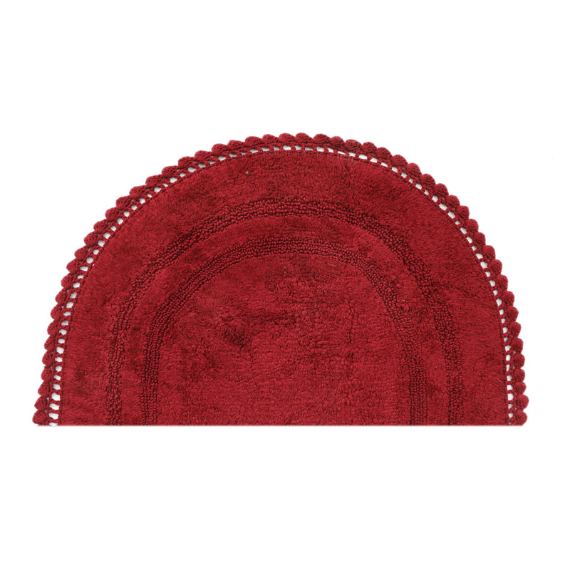 Tapis pour salle de bain Akifumi, Vin rouge