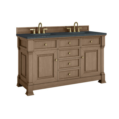 Meuble-lavabo double l 60 po Brookfield
