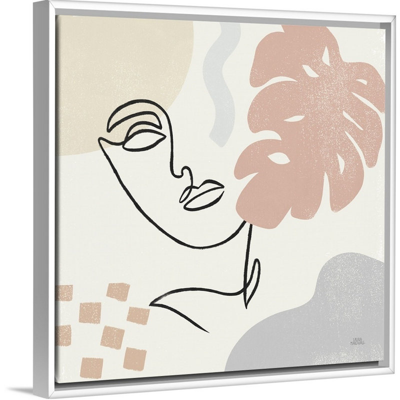 «Through the Window I» par Laura Marshall, reproduction d'art graphique sur toile, H 38 po x l 38 po x P 1,75 po