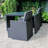 Karelia Dining Set - Black with Cushions
