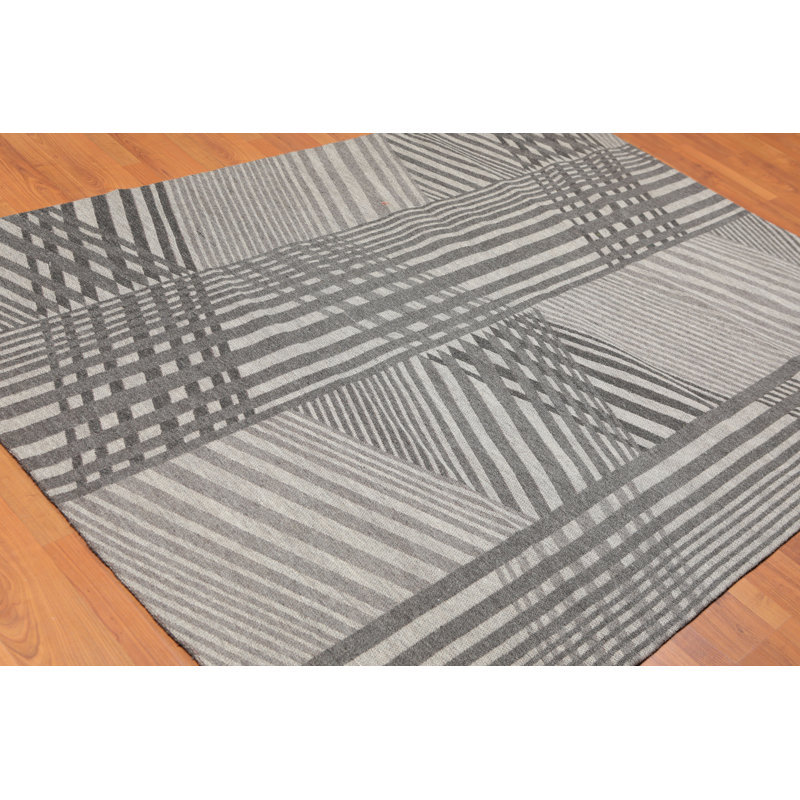 Haddad Wool Geometric Indoor Rug