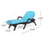 Luxueuse chaise longue avec coussin ergonomique, parfaite pour bronzer et se détendre dans n'importe quel environnement extérieur.-1194846856