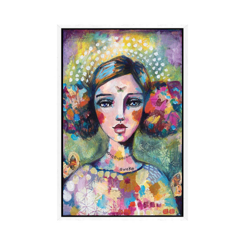 Awake Your Soul by Tamara Laporte - Print on Canvas, 101.6 cm H x 66.04 cm W, White Framed
