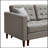 Hatun Faux Leather U-Shaped Sectional Symmetrical-1349320023
