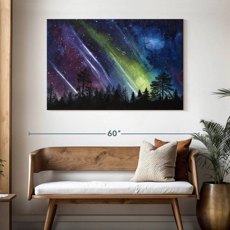 Alvord Starlit Northern Lights, H 32 po x l 48 po