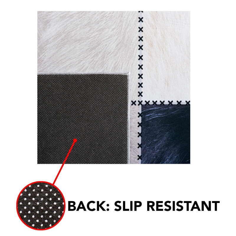 Tapis géométrique beige / gris, Rectangle 8 pi x 10 pi