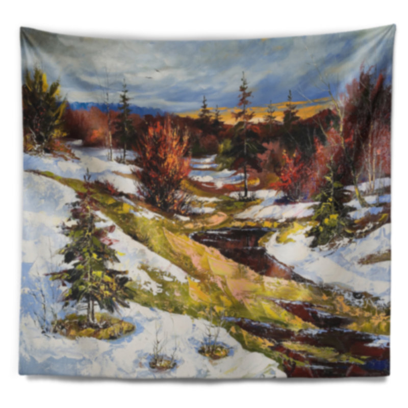 Polyester Tapestry, 32" H x 39" W