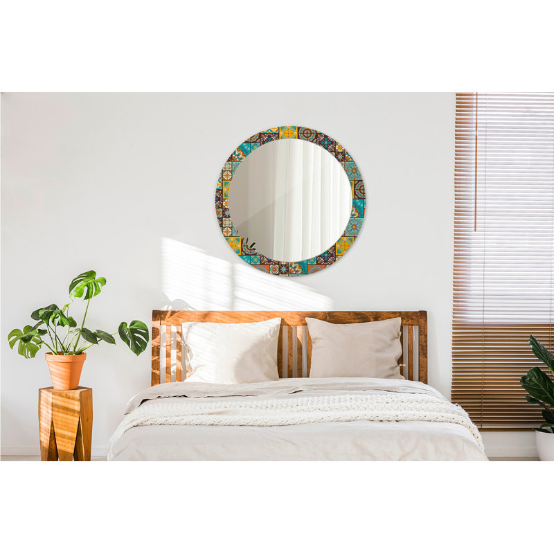 Huldar Glass Flat Wall Mirror