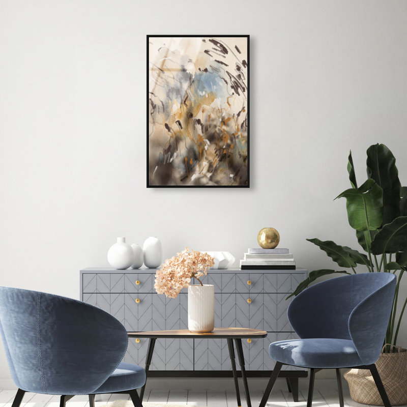 Leave it All behind High-Gloss Frameless Acrylic Glass Wall Art Abstract Print by Oliver Gal, Ready to Hang, 10 x 15