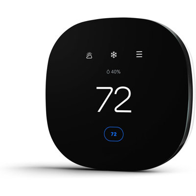 Lite Smart Thermostat - Programmable Wifi Thermostat - Works with Siri, Alexa, Google Assistant - Energy Star Certified - DIY Install, Black