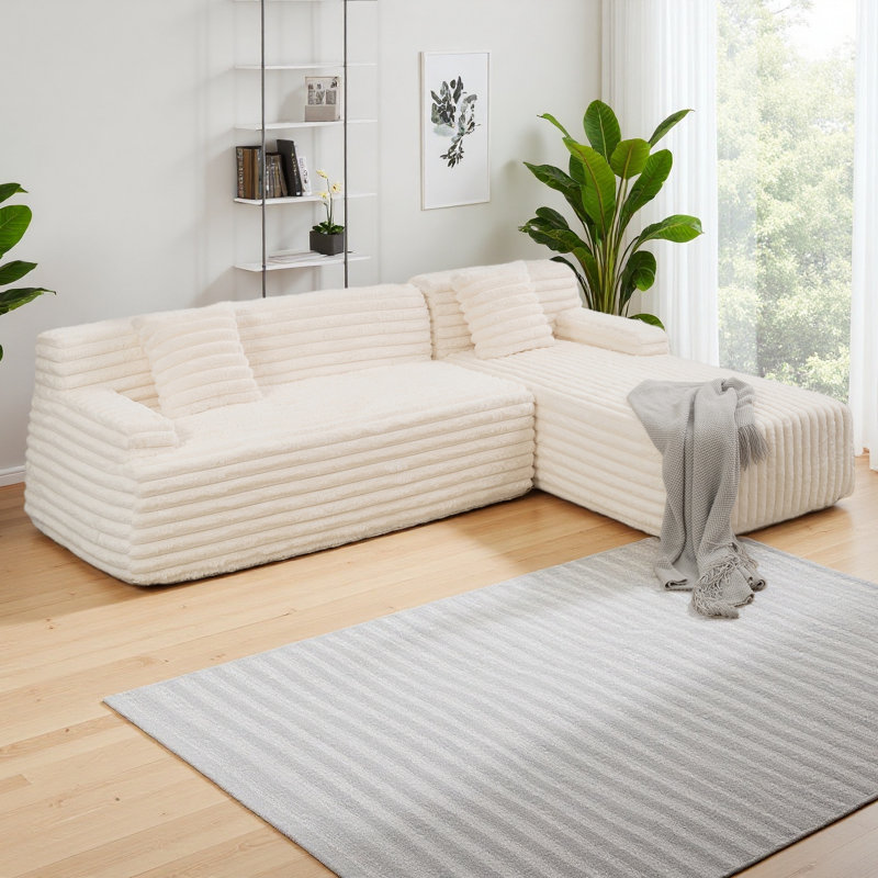 Canapé modulaire 110 po Cloud, Beige