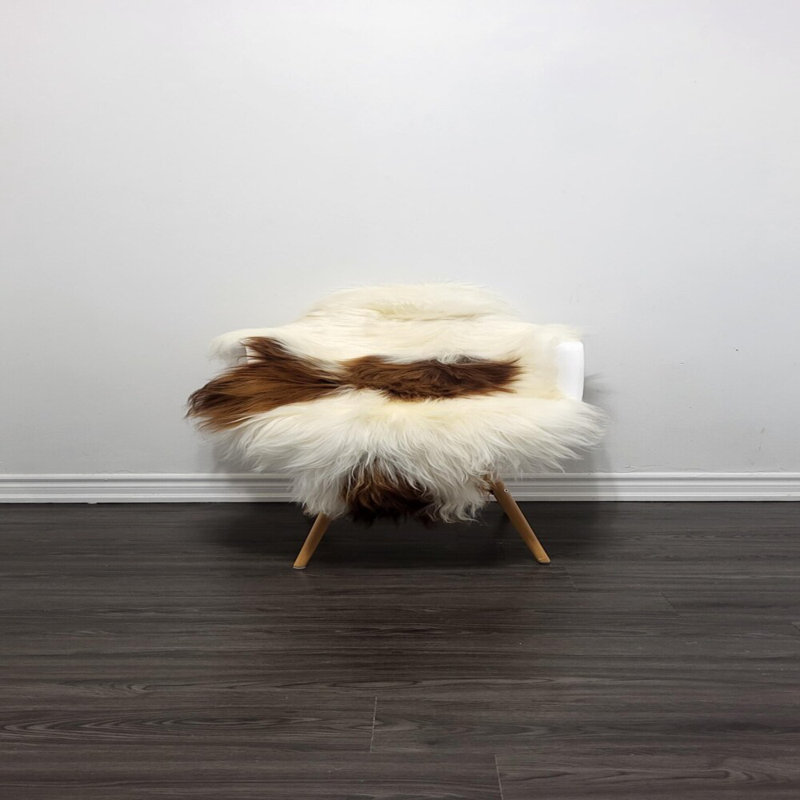 Icelandic Sheepskin Rug Soft Silky Long Wool #c705