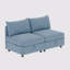 Siège sans accoudoirs pour canapé modulaire modulaire, siège de canapé convertible avec rangement, ensemble de canapé modulaire canapé-lit, combinaisons modulaires flexibles en tissu pour le salon-1502648165
