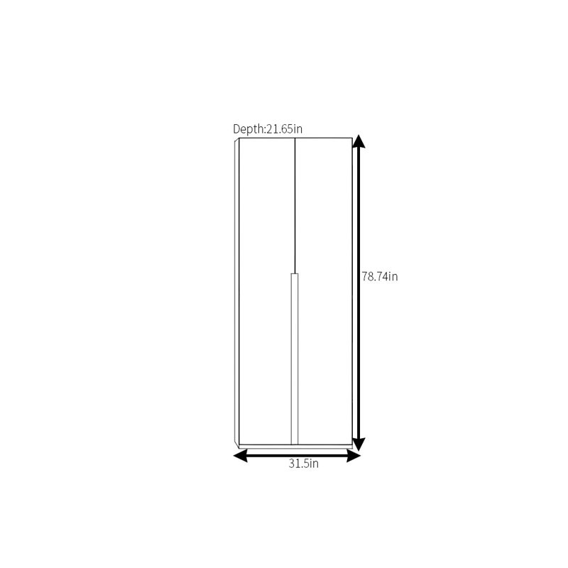 Garde-robe moderne, simple et pratique