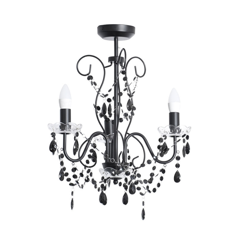 Raglesville Chandelier, No, Black