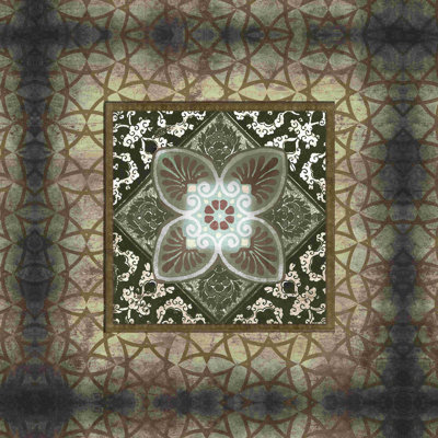 Carreau brunâtre - reproduction sur toile tendue
