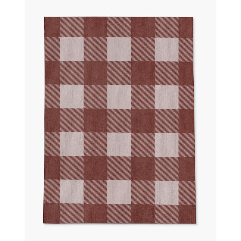 Tapis de chaise rectangulaire Chico, L 36 po x L 60 po, Terre cuite