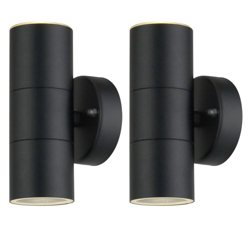 Michale Outdoor Armed Sconce, Black