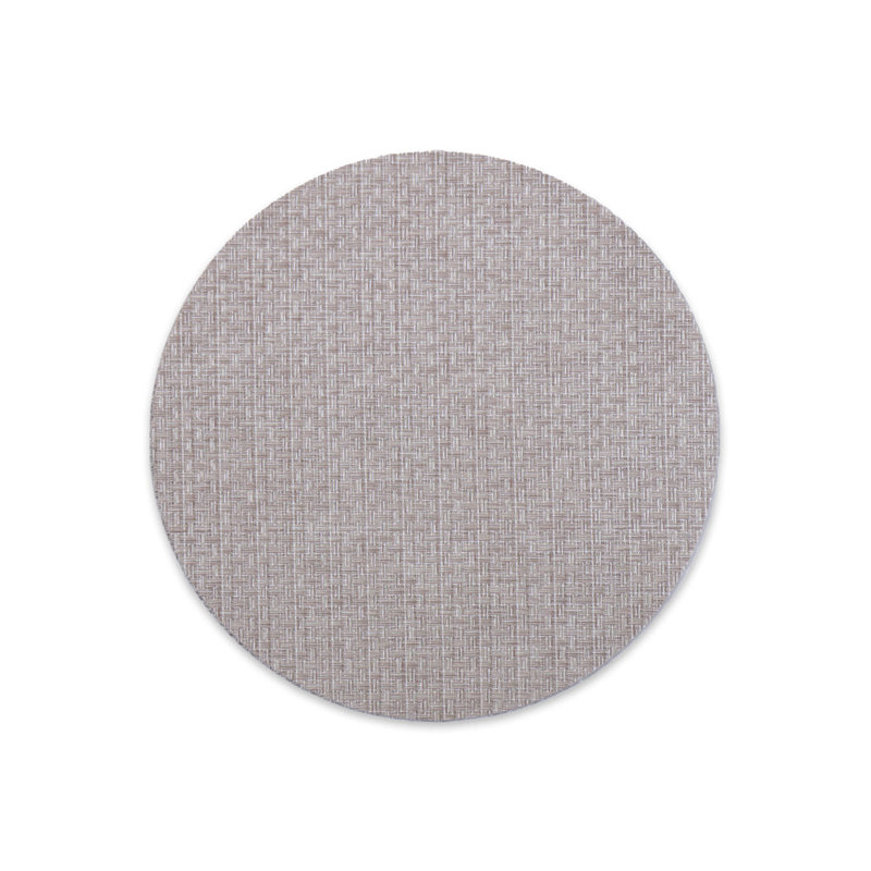 Napperon rond en plastique / acrylique Vida, Naturel
