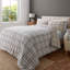 Kelso Check Reversible Duvet Cover Set-119568608-119568612