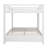 Wood Queen Size Bunk Bed With Ladder-2069216039