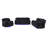 Winston Power Reclining Sofa with LED Lighting and Hidden Storage
