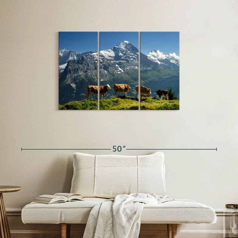 Brampt Hereford Cow Exodus, 24" H x 38" W