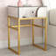 Mirrored Glass 1 Drawer Bedside Table