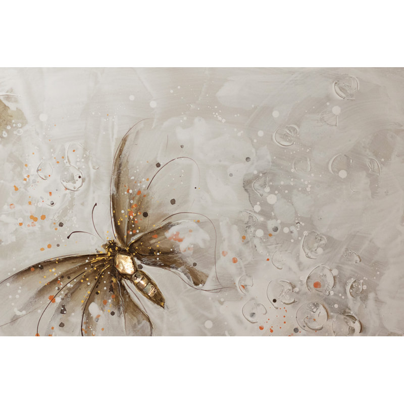 Hand -painted acrylic painting, Flight Through the Summer
