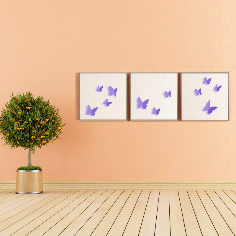 Décalcomanie murale papillon 3d