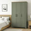 Limestone 3 Door Manufactured Wood Wardrobe-394273239