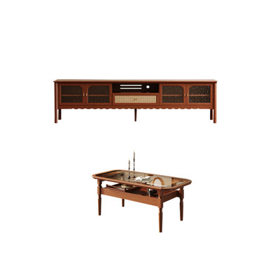 Creative TV stand and coffee table