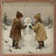 Bonhomme de neige pour enfants-1973552664