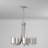 Red Barrel Studio Parsons Studio Brushed Nickel Chandelier