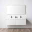 Meuble-lavabo flottant à double cuve Annaliya-1786020170