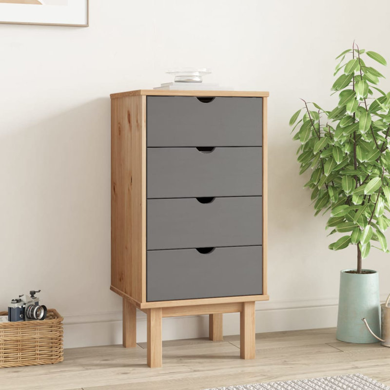 Emler Accent Chest, Natural/Gray