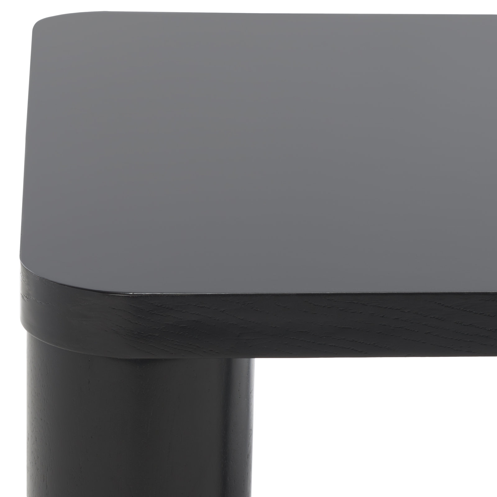 Patricio Single Coffee Table, Black, 16.14" H x 32" L x 32" W