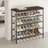 Rustic Style Metal Shoe Rack