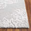Tapis bleu clair / ivoire en laine / viscose / coton touffeté à la main Connla 619-704019267