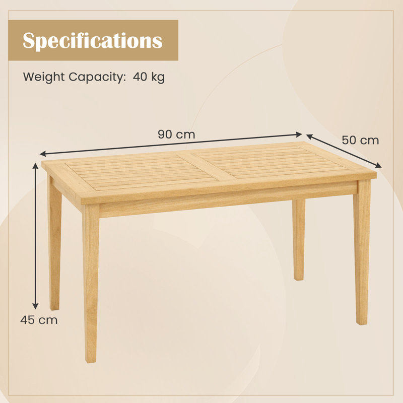 Solid Wood Coffee Table